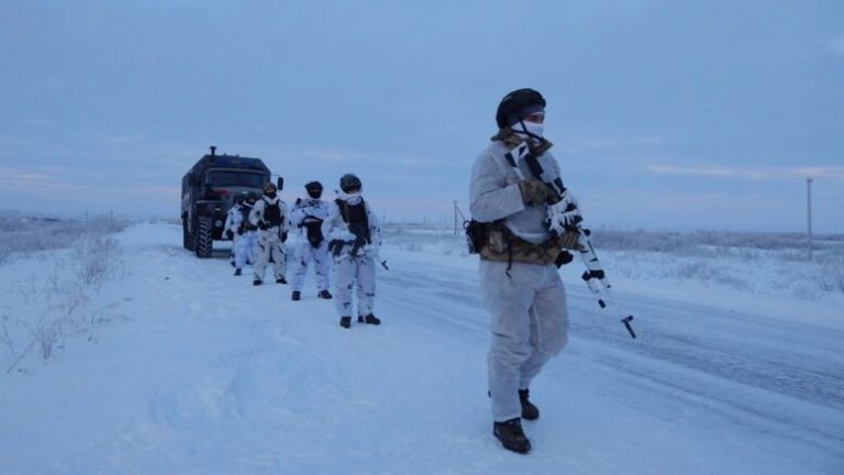 ОМОН «Арктика» – в полевых условиях